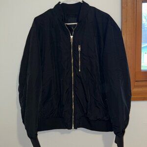 H&M zip up bomber jacket